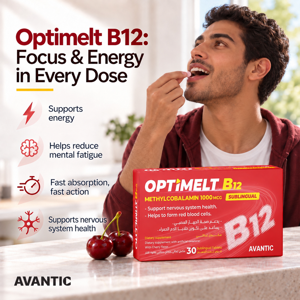 Avantic OptiMelt B12: Methylcobalamin vs Cyanocobalamin Explained