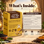 Activated Black Seed Curcumin – Supplement facts: Nigella sativa oil 500 mg, Meriva curcumin phytosome 400 mg, black pepper extract 4 mg [en]