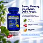 Ginko Multivit – 150 mg ginkgo biloba with B-complex and Korean ginseng, no caffeine [en]