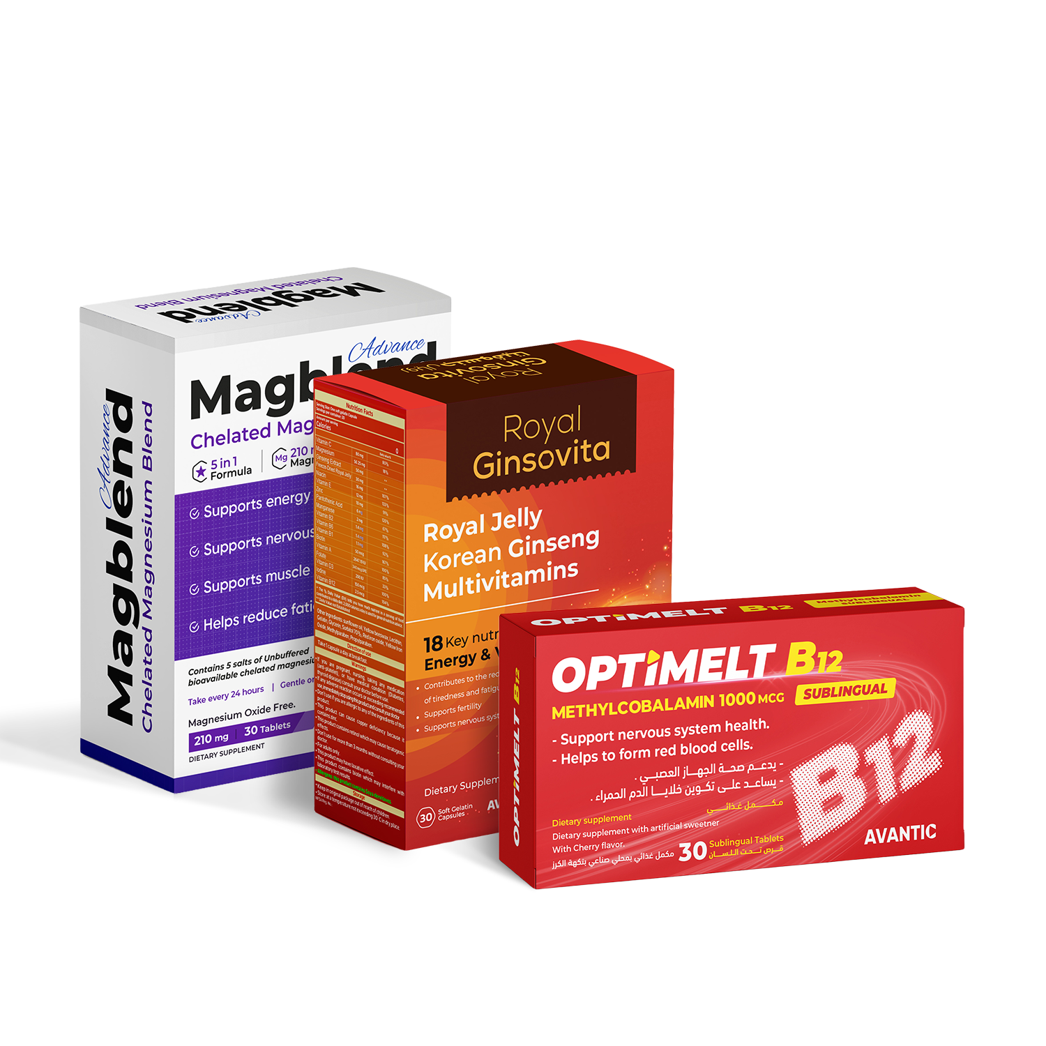 AVANTIC Work Bundle | Daily Support for Energy, Muscle & Nerve Health