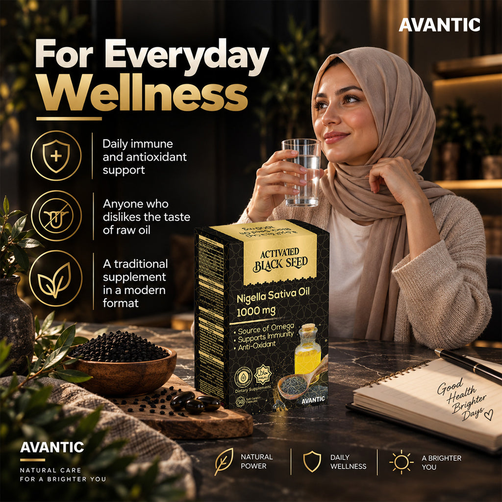 Activated Black Seed – For everyday wellness: daily immune and antioxidant support [en]