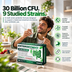 [en] Enterodyne 30 – 30 billion CFU from 9 studied strains, multi-strain probiotic for digestive support