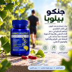 جنكو مالتيفيت – جنكو بيلوبا لدعم التركيز والذاكرة والوضوح الذهني، بدون كافيين [ar]