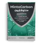Avantic MintoCarbon Digestive Support | Activated Charcoal, Peppermint & Anise Oil
