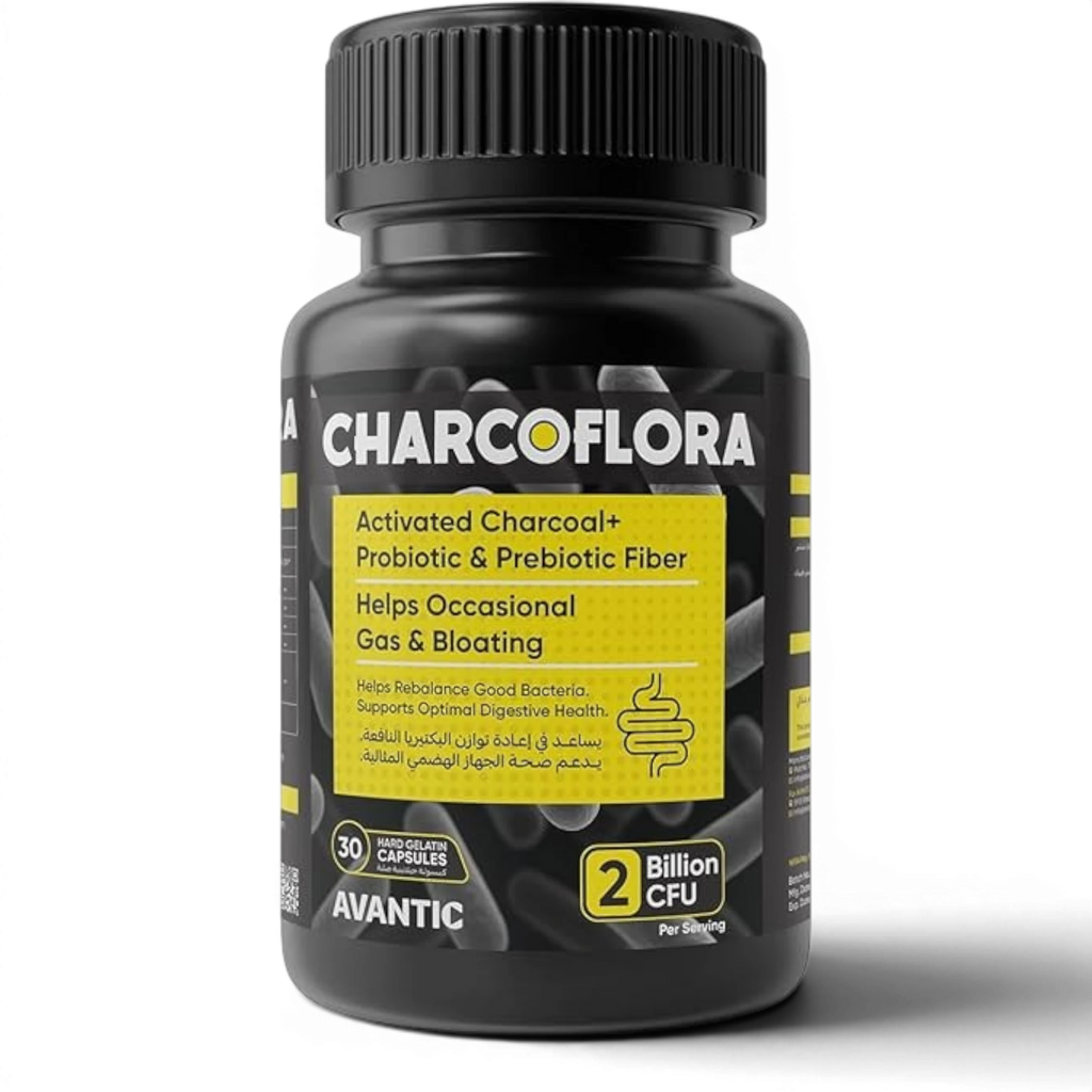 Avantic Charcoflora | Activated Charcoal, Probiotics & Digestive Support