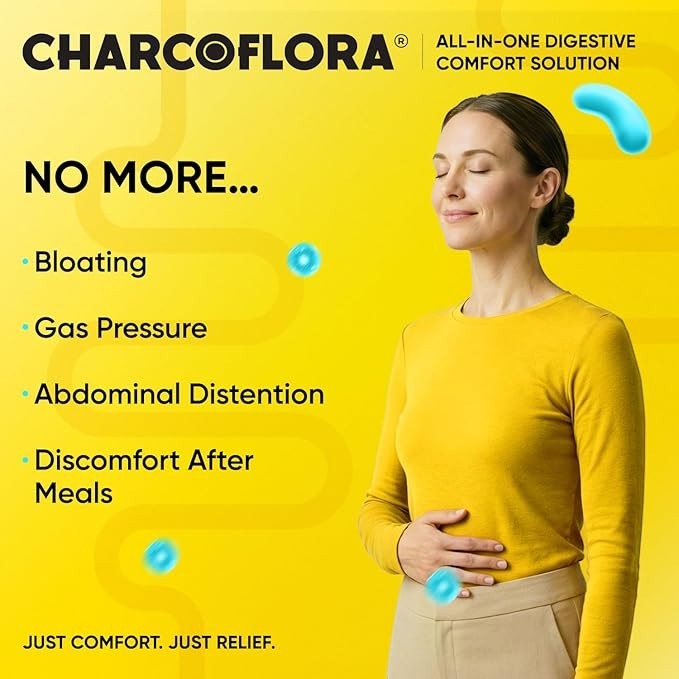 Avantic Charcoflora | Activated Charcoal, Probiotics & Digestive Support