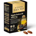 Avantic Activated Black Seed Oil 1000mg | Immune Support Softgels