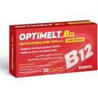Avantic Optimelt B12 1000mcg | Fast-Melting Methylcobalamin Sublingual Tablets