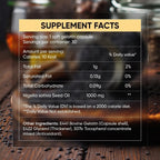 Avantic Activated Black Seed Oil 1000mg Softgels | Immune Support – 30 Softgels
