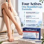 VariGuard – Four actives: micronized diosmin 300 mg, hesperidin 100 mg, rutin 50 mg, bromelain 360 GDU [en]