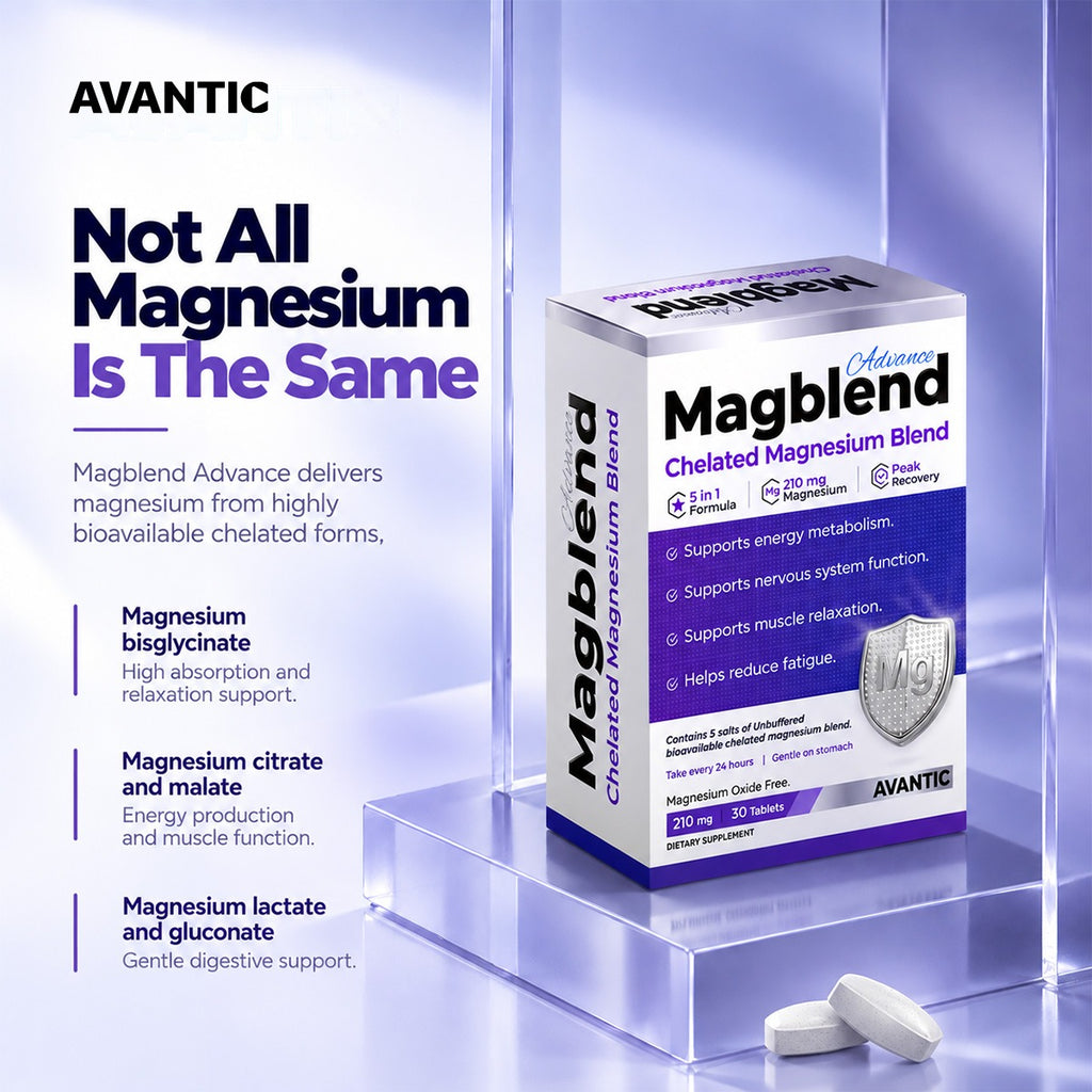 Magblend – Not all magnesium is the same: bisglycinate, citrate, malate, lactate and gluconate [en]