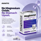 Magblend – No magnesium oxide, gentle on the stomach, 210 mg elemental magnesium in one tablet [en]
