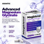 Magblend – Advanced magnesium glycinate: 210 mg elemental magnesium, 70% DV [en]